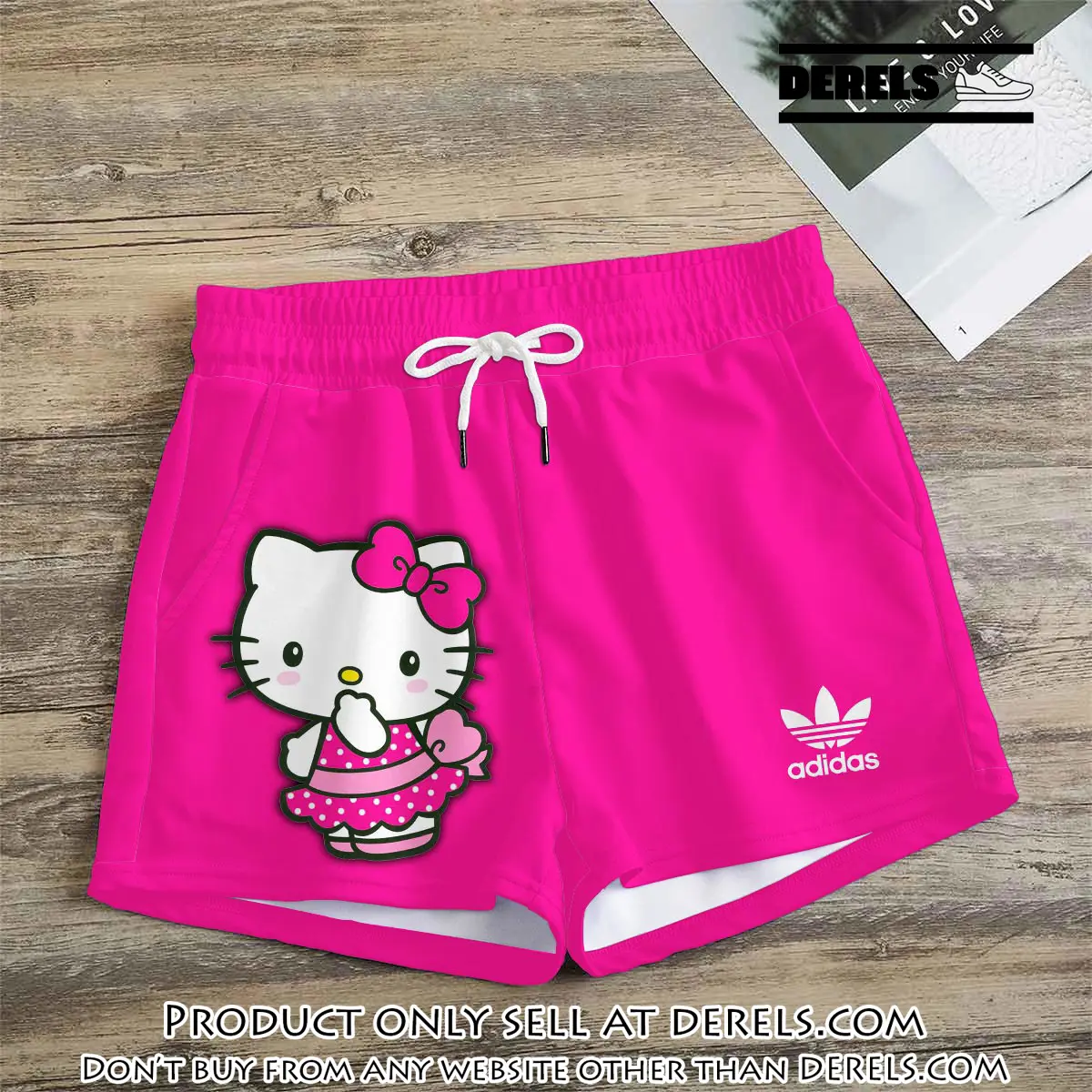 Premium hello kitty in adidas women shorts lady beach shorts wms1080 dr3458262